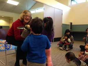 Ruby the Raccoon puppet ELLA storytime